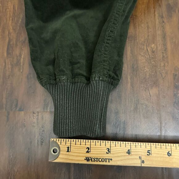 VINCE Slouchy Corduroy Military Pants Slim Fit in Olive - Picture 16 of 16
